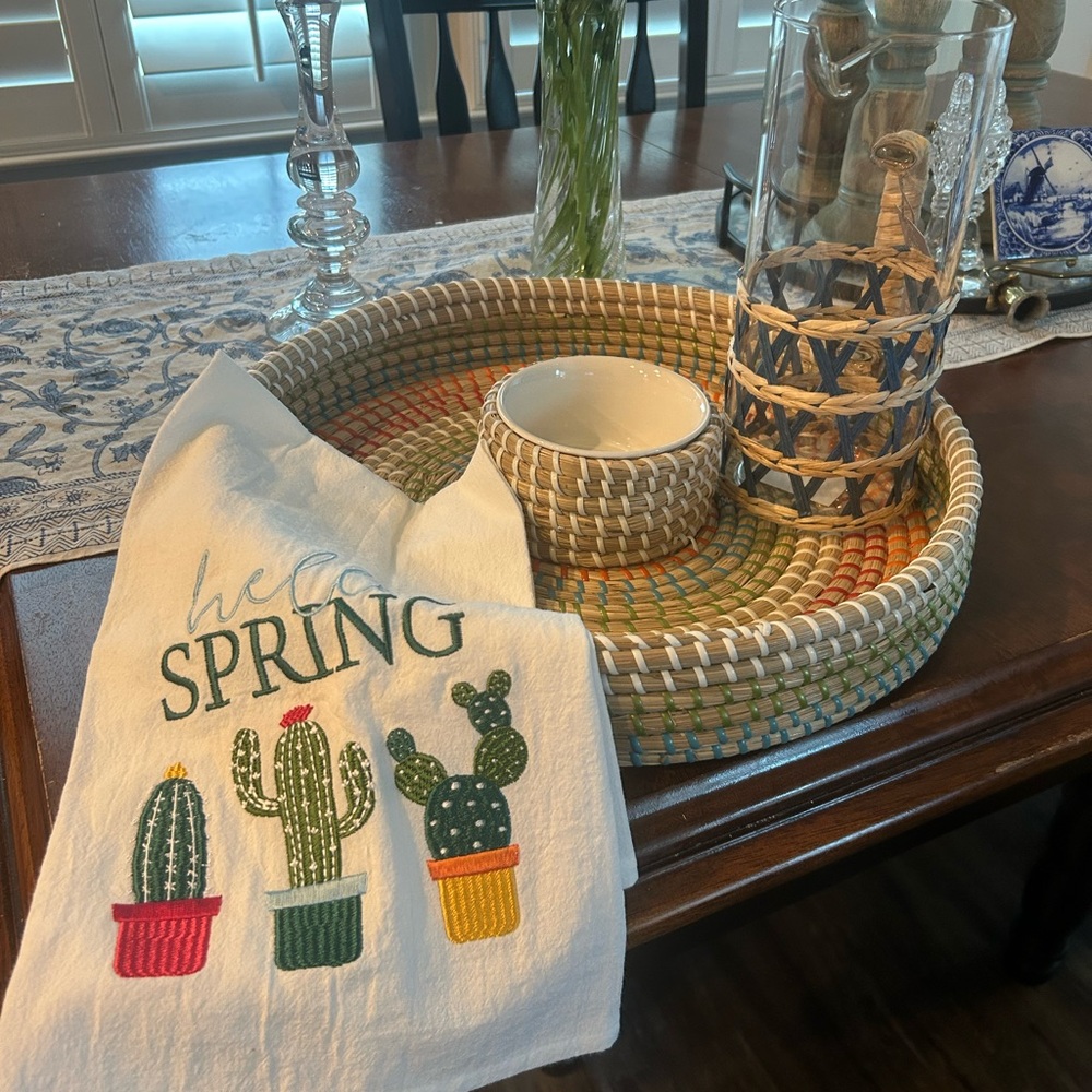 3 Piece Taco Bar Serving Tray Set